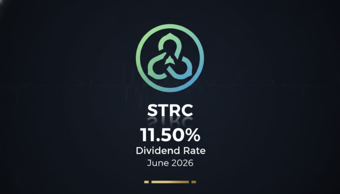 Strategy STRC Holds 11.50% Dividend Rate for June 2026, Emphasizing Stability