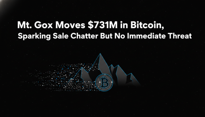 Mt. Gox Moves $731M in Bitcoin, Sparking Sale Chatter But No Immediate Threat