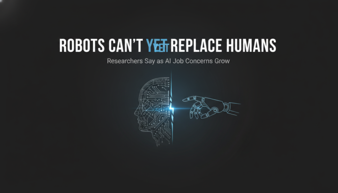 Robots Can't Yet Replace Humans, Researchers Say as AI Job Concerns Grow