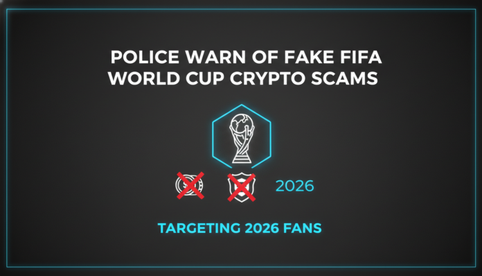 Police warn of fake FIFA World Cup crypto scams targeting 2026 fans