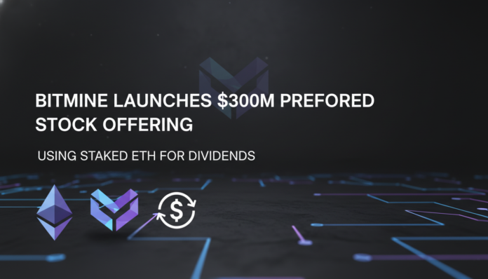 Bitmine Launches $300M Preferred Stock Offering, Using Staked ETH for Dividends