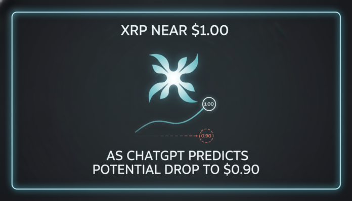 XRP Nears $1.00 as ChatGPT Predicts Potential Drop to $0.90