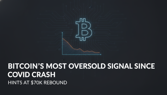 Bitcoin's Most Oversold Signal Since COVID Crash Hints at $70K Rebound