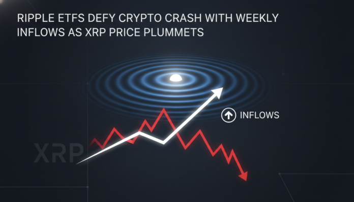 Ripple ETFs Defy Crypto Crash With Weekly Inflows As XRP Price Plummets