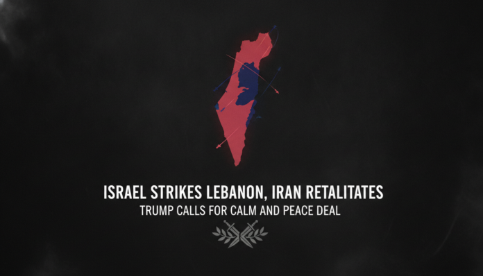 Israel Strikes Lebanon, Iran Retaliates; Trump Calls for Calm and Peace Deal