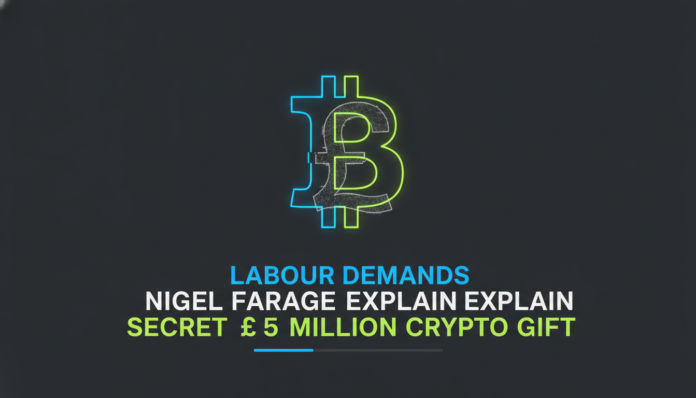 Labour Demands Nigel Farage Explain Secret £5 Million Crypto Gift