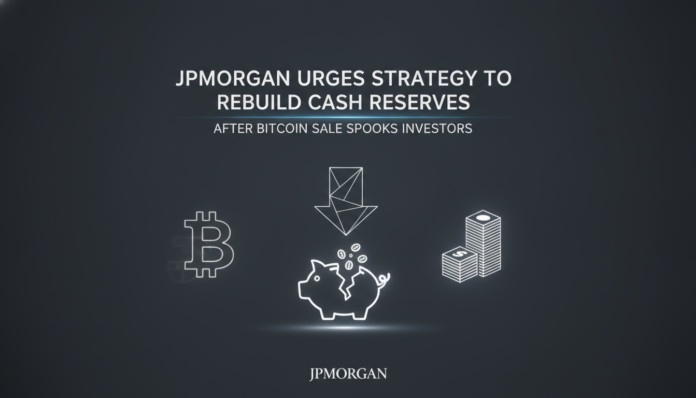 JPMorgan Urges Strategy to Rebuild Cash Reserves After Bitcoin Sale Spooks Investors