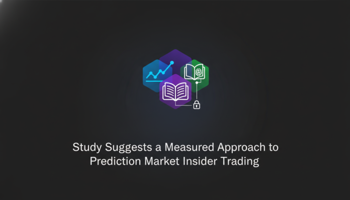 Study Suggests a Measured Approach to Prediction Market Insider Trading
