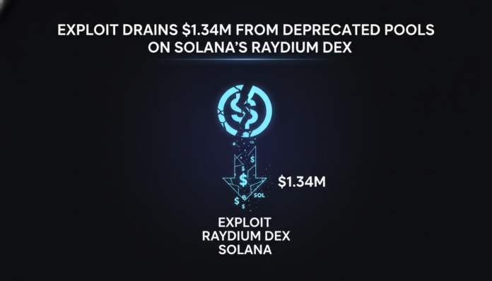 Exploit Drains $1.34M from Deprecated Pools on Solana's Raydium DEX