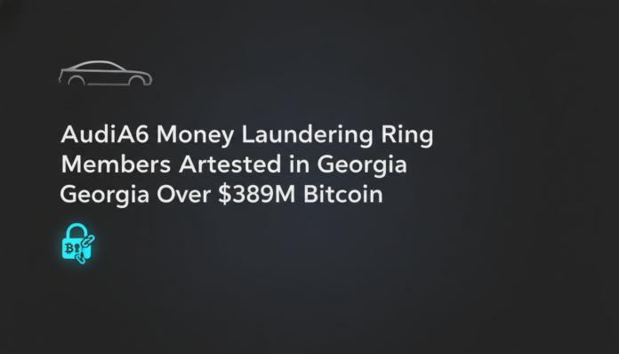 AudiA6 Money Laundering Ring Members Arrested in Georgia Over $389M Bitcoin
