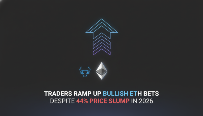 Traders Ramp Up Bullish ETH Bets Despite 44% Price Slump in 2026