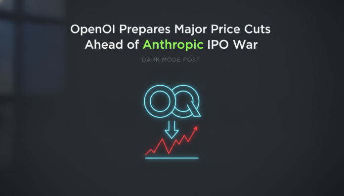 OpenAI Prepares Major Price Cuts Ahead of Anthropic IPO War