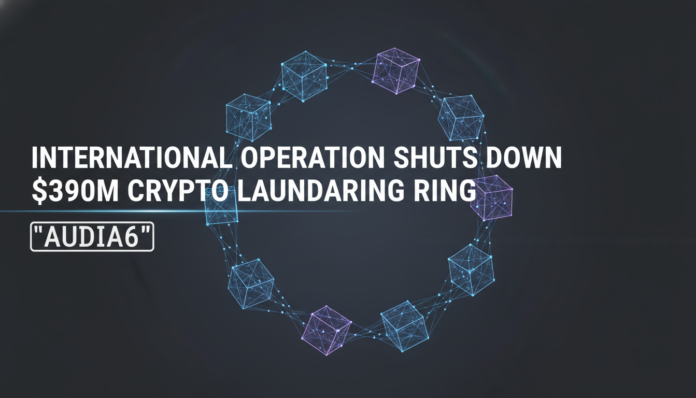 International Operation Shuts Down $390M Crypto Laundering Ring 'AudiA6'