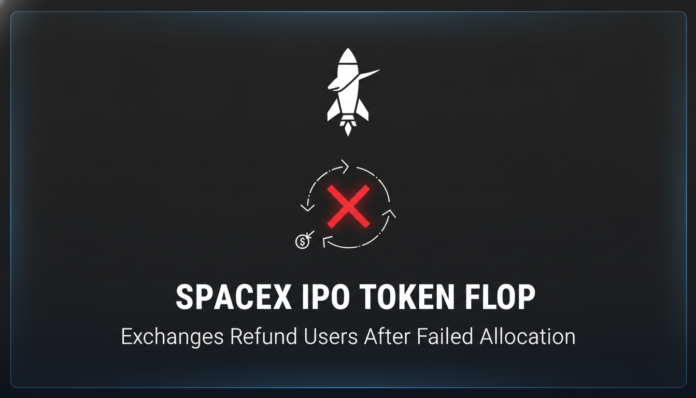 SpaceX IPO Token Flop: Exchanges Refund Users After Failed Allocation