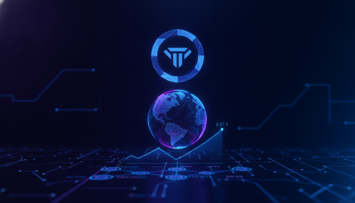 TRON Hits 387M Accounts Amid Price Correction; Eyes $0.37 Recovery