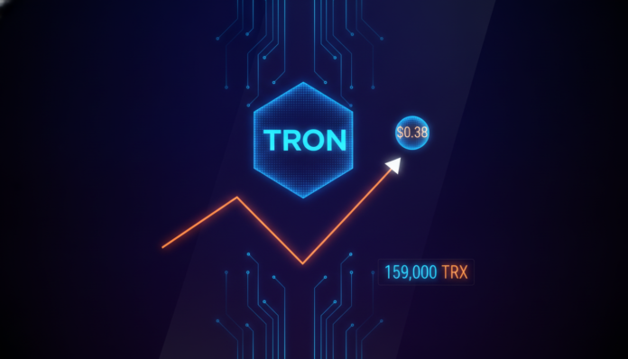 TRON Price Tests Key Support, Could Rebound to $0.38 as Company Adds 159K TRX