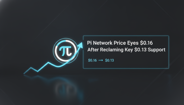 Pi Network Price Eyes $0.16 After Reclaiming Key $0.13 Support