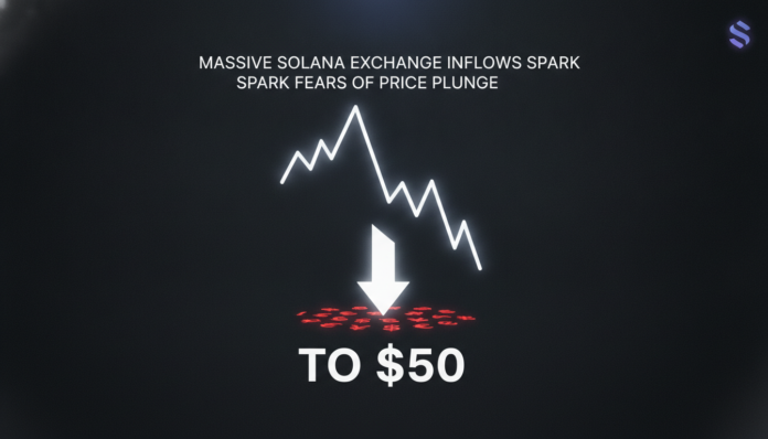 Massive Solana Exchange Inflows Spark Fears of Price Plunge to $50