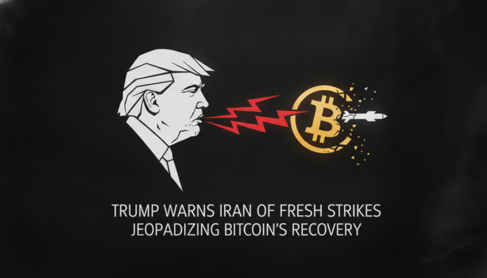 Trump Warns Iran of Fresh Strikes, Jeopardizing Bitcoin's Recovery