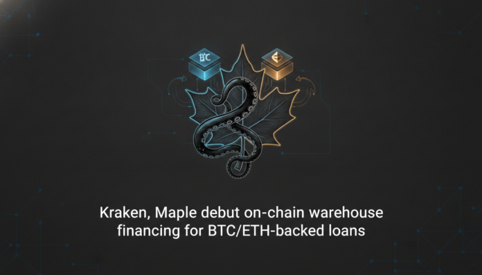 Kraken, Maple debut on-chain warehouse financing for BTC/ETH-backed loans